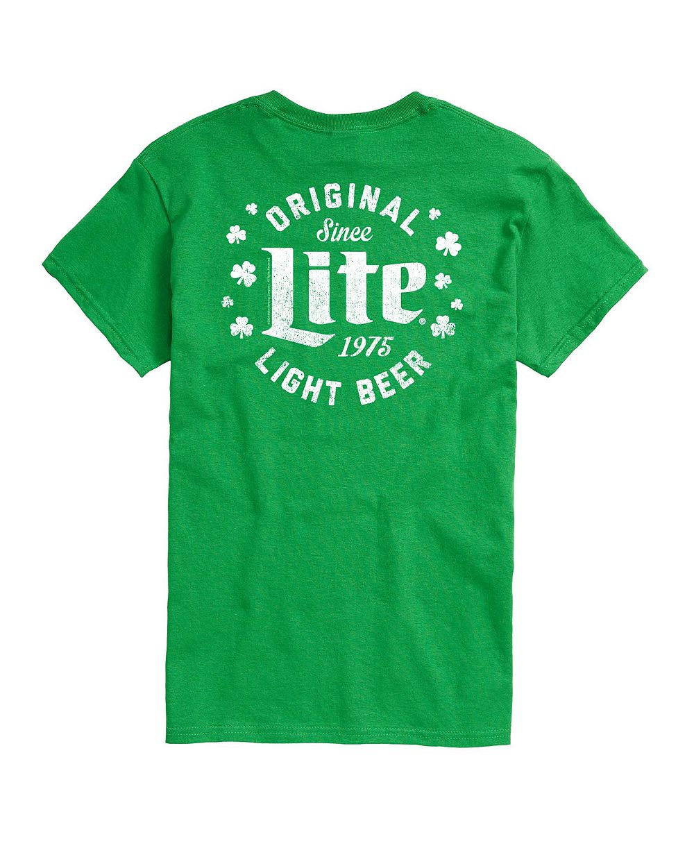 AIRWAVES Men's Miller Lite St. Paddy Short-Sleeve Graphic T-Shirt