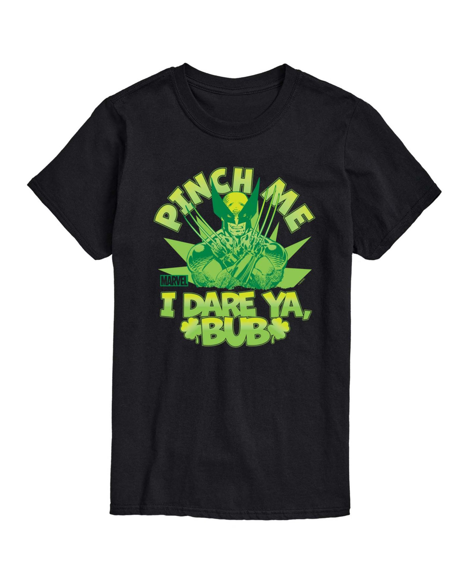 AIRWAVES Men's Wolverine Pinch Me I Dare Ya, Bub Short-Sleeve Graphic T-Shirt