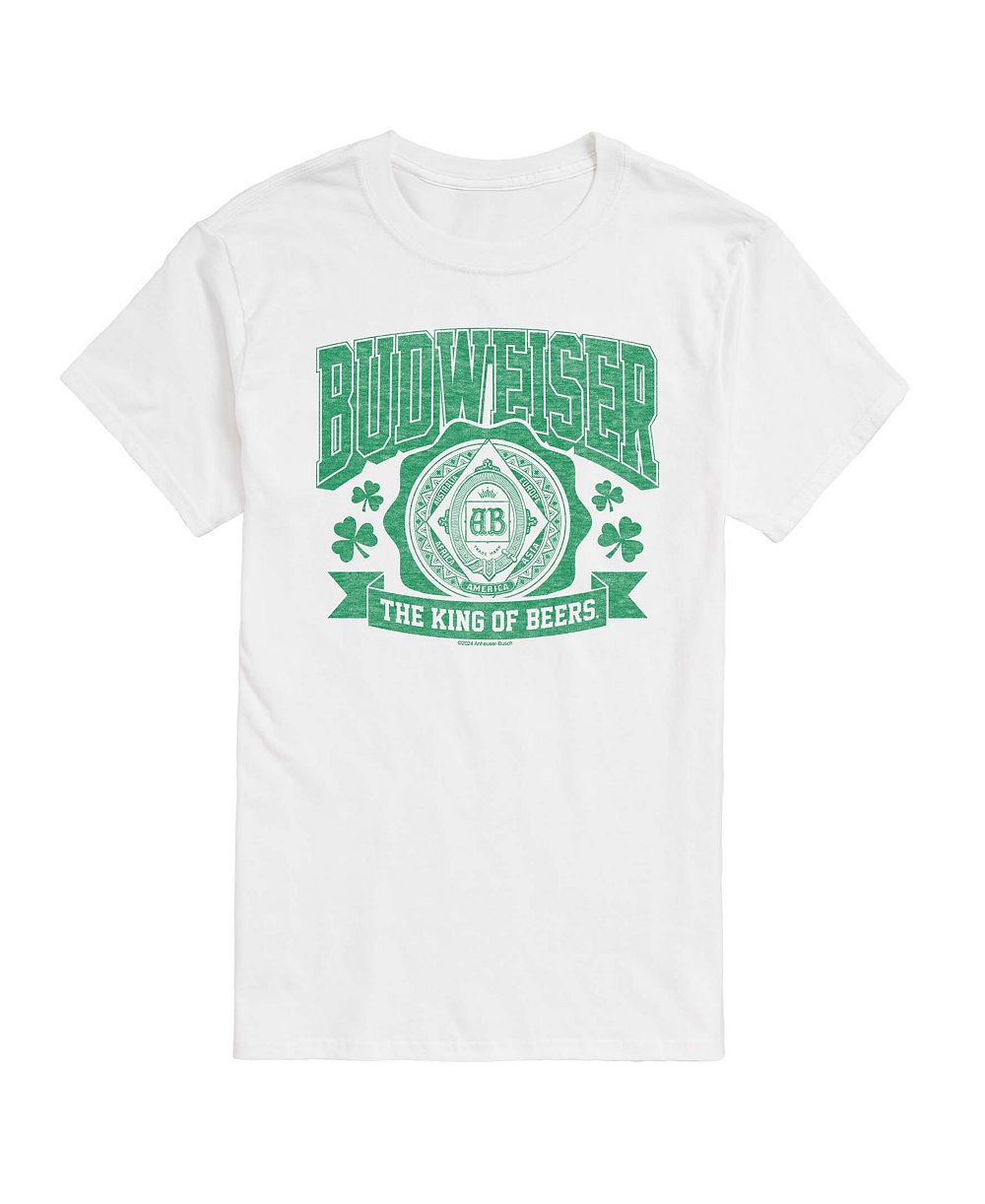 AIRWAVES Men's Budweiser Medallion St. Paddy's Short-Sleeve Graphic T-Shirt