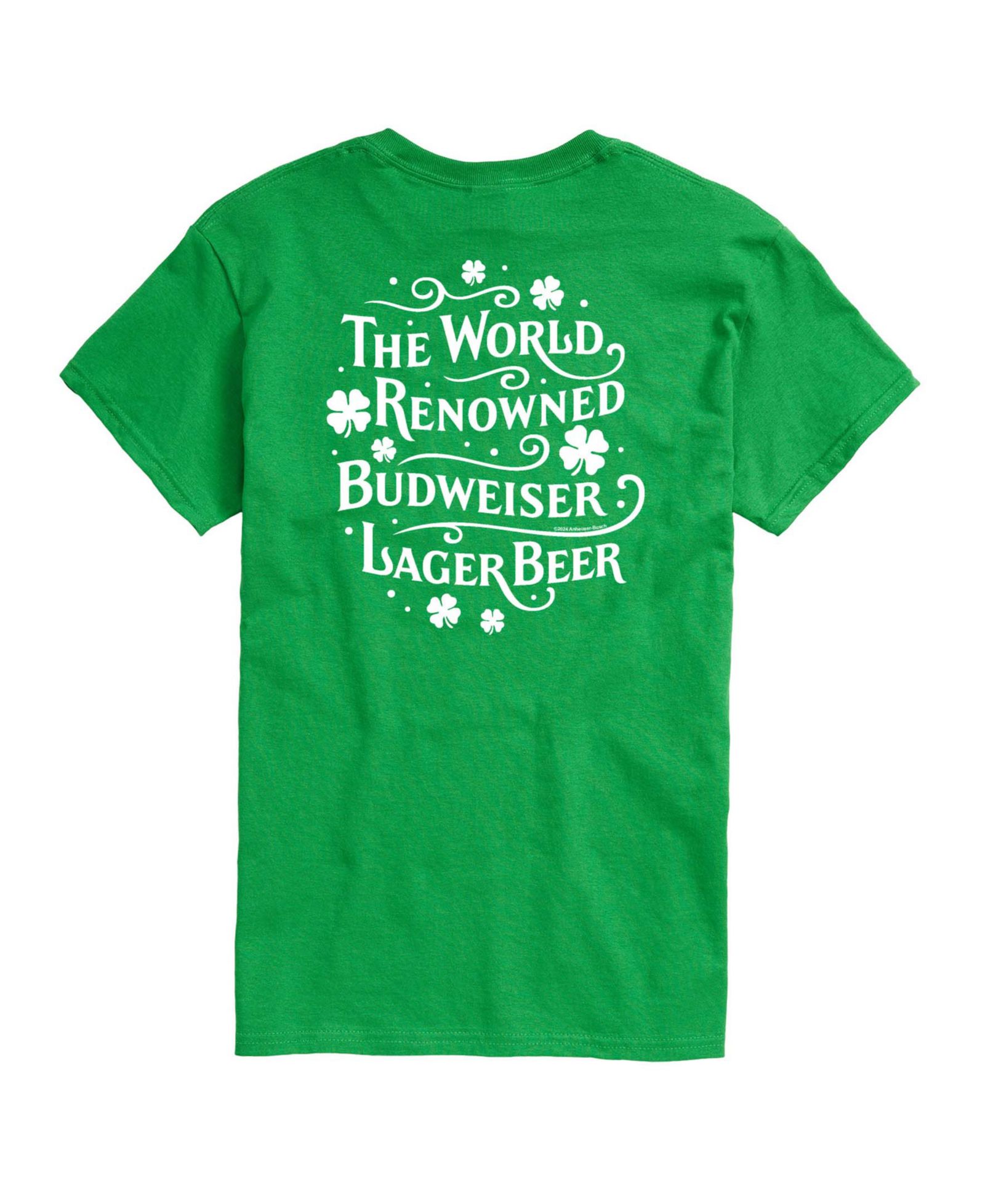 AIRWAVES Men's Budweiser World Renowned Bud Short-Sleeve Graphic T-Shirt