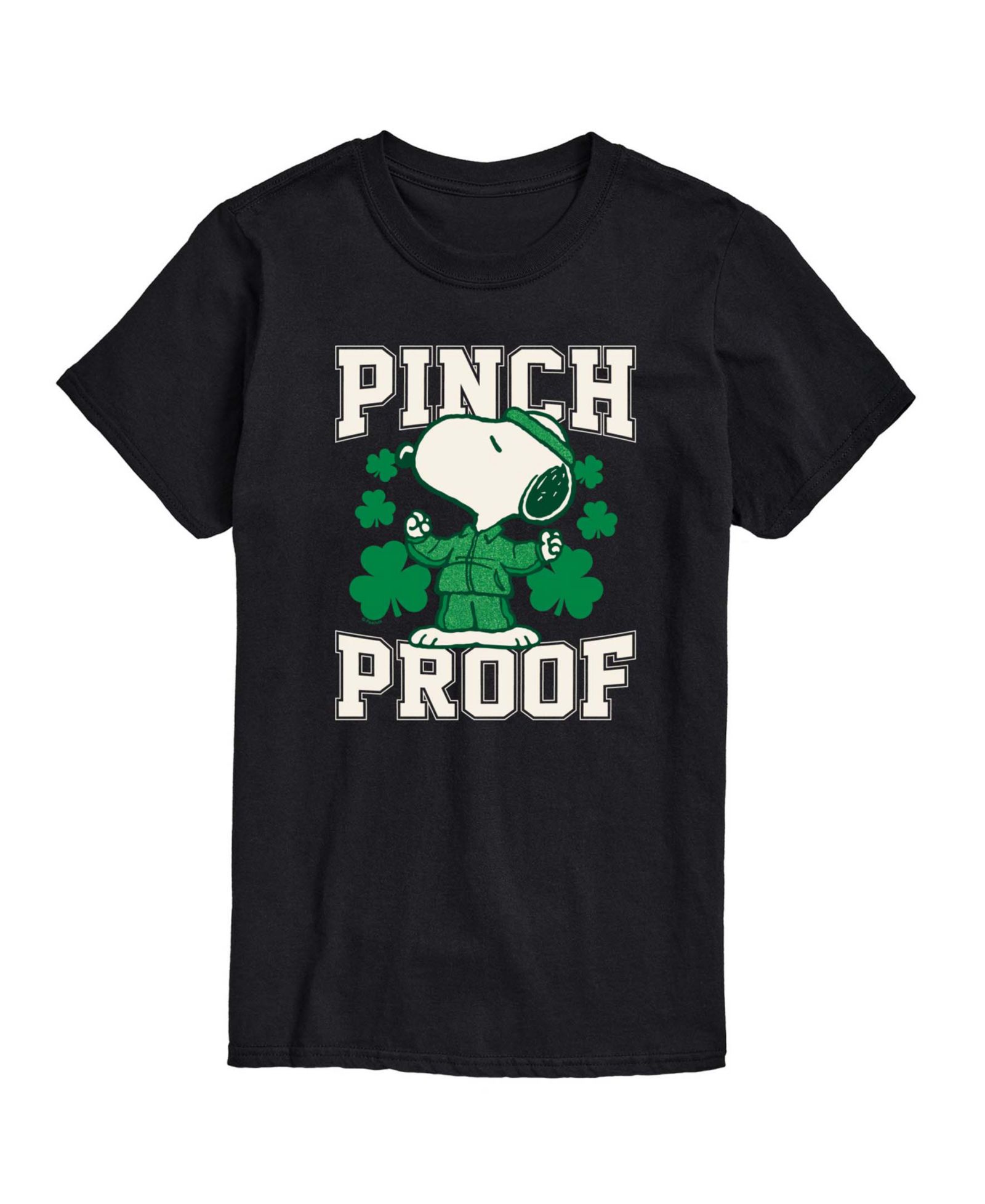 AIRWAVES Men's Peanuts Pinch Proof Snoopy Short-Sleeve Graphic T-Shirt