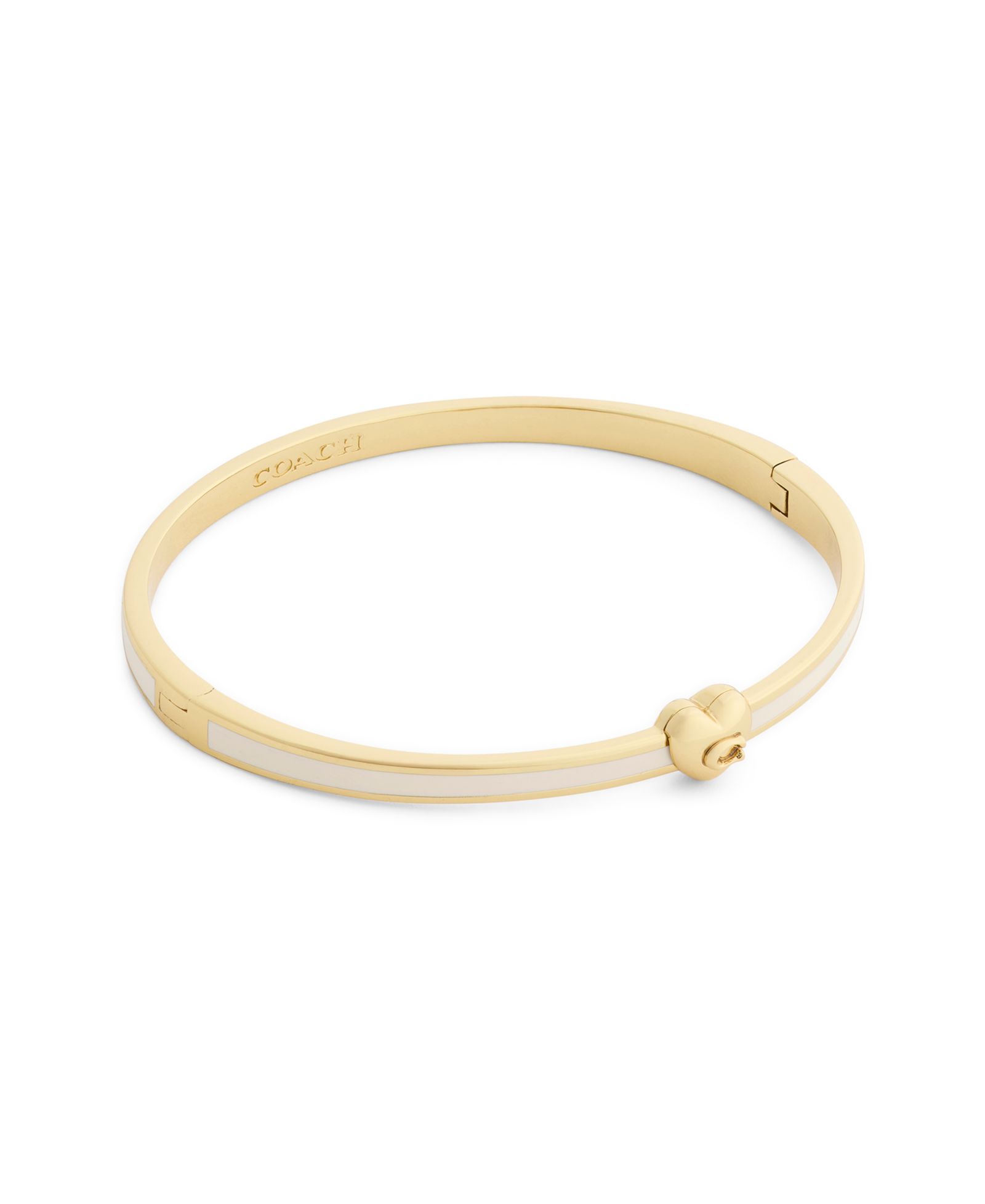 Браслет COACH Chalk Signature C Heart Enamel