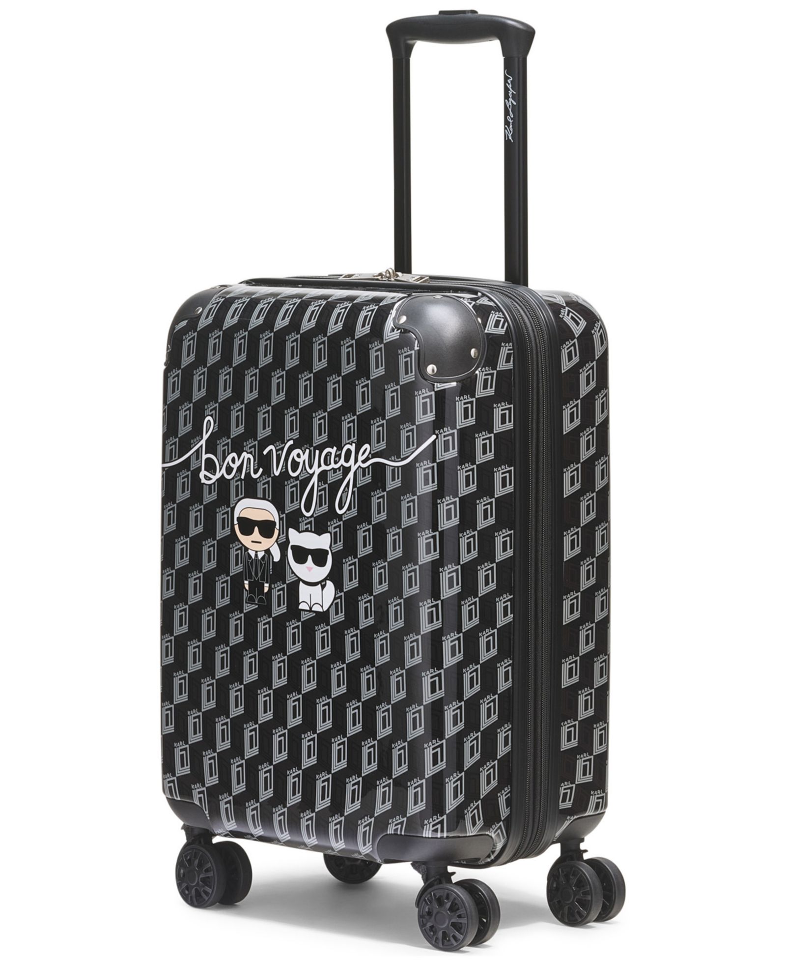 KARL LAGERFELD PARIS Маленький вертикальный чемодан Bon Voyage