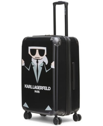 KARL LAGERFELD PARIS Karl in a Box Medium Upright Suitcase