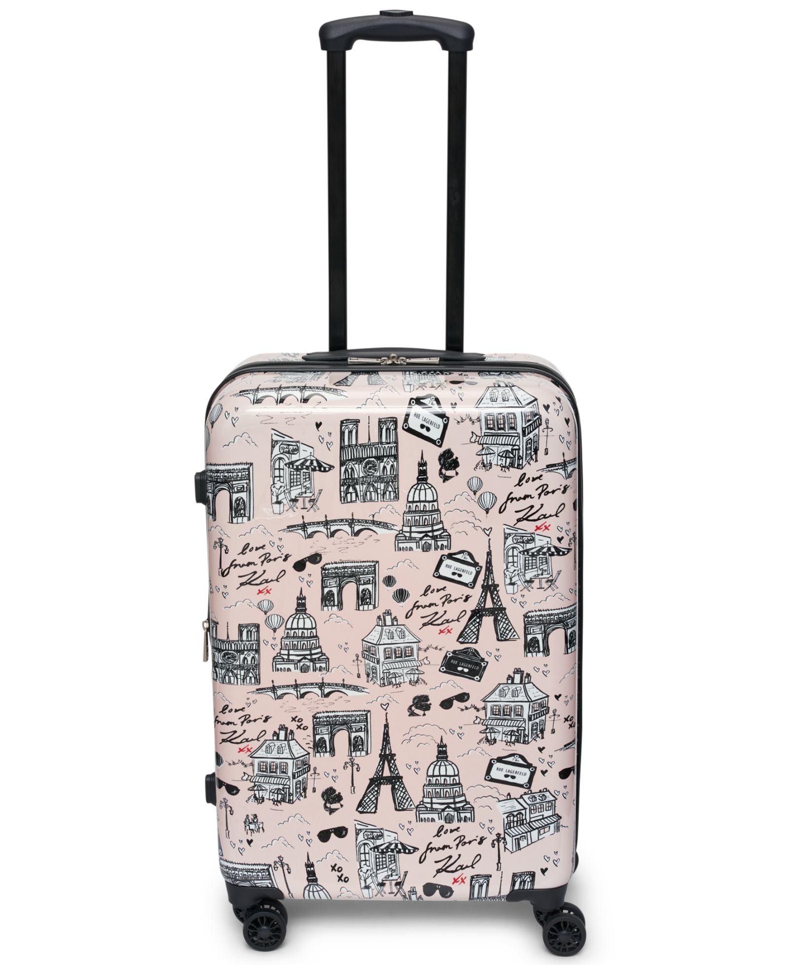 KARL LAGERFELD PARIS Karl In Paris Medium Upright Suitcase