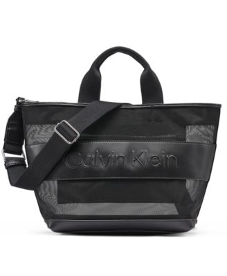 Большая сумка через плечо Calvin Klein Averil Mesh Crossbody Handbag