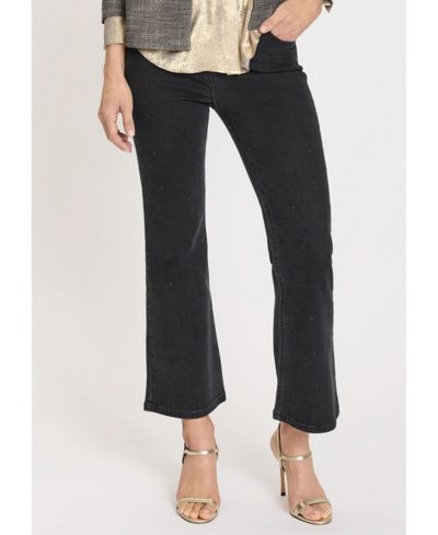 Olsen Women 's Mona Fit Embellished Cropped Jean