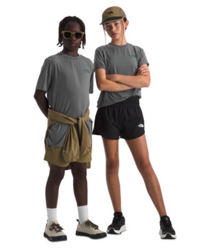 The North Face Boys' and Girls' 6-20 Adventure Sequoia Shade Short-Sleeve T-Shirt