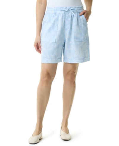 Gloria Vanderbilt Women's Linen Pull On Drawstring Shorts