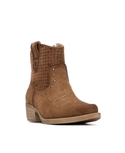 XTI Refresh Collection Women's Suede Ankle Booties