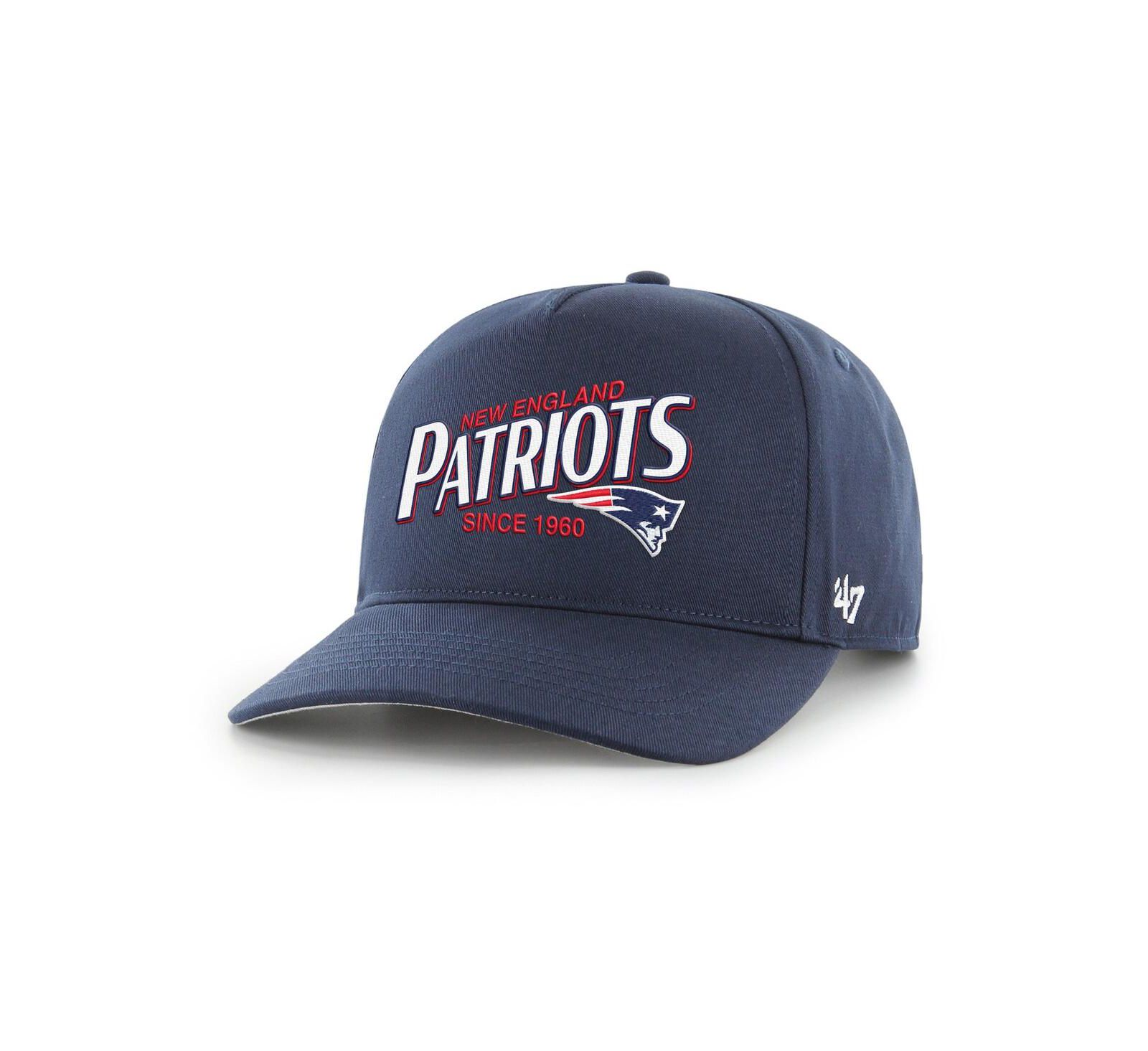 Мужская бейсболка '47 Brand New England Patriots Region регулируемая, темно-синяя