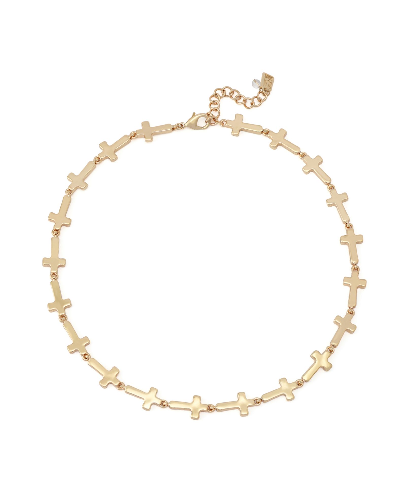 Robert Lee Morris Soho Gold Cross Collar Necklace