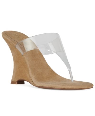 Женские босоножки на платформе Jeffrey Campbell Women's Persistent Vinyl-Thong Wedge