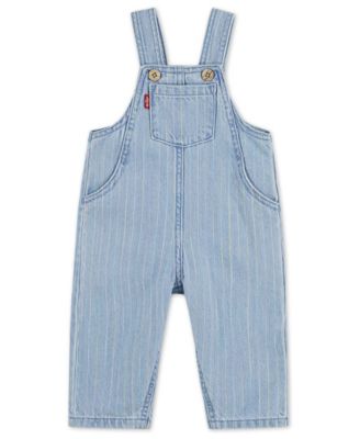 Детский джинсовый комбинезон Levi's Rainbow Striped