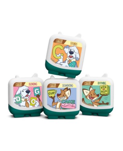 Tonies The Letter Carriers Pocket Tonies Letter Sounds and Learning to Read 4-Piece Set, Ages 5+