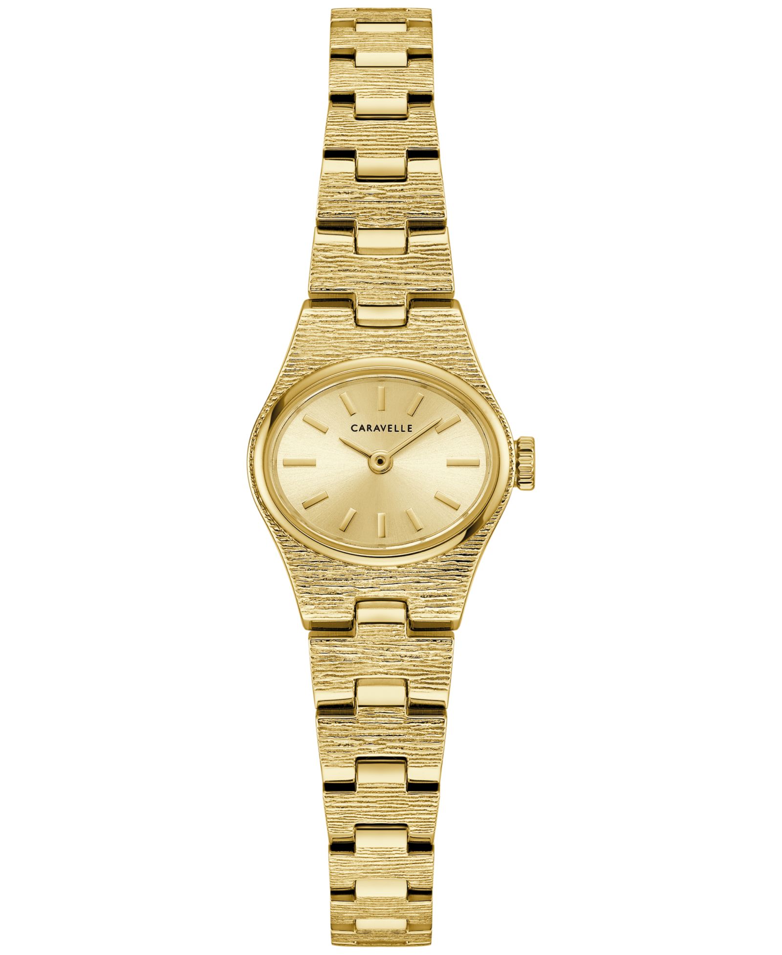 Женские наручные часы Caravelle Vintage Gold-Tone Stainless Steel, 20mm
