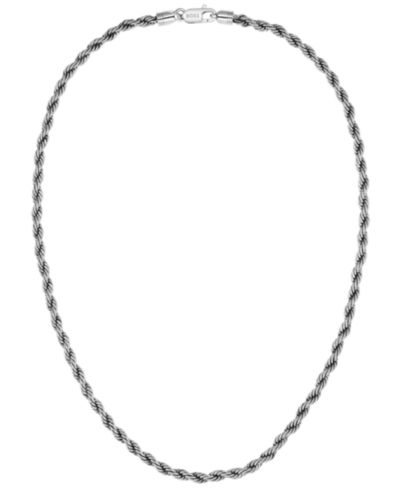 Hugo Boss Мужской Myles Ionic Plated Antique Silver Steel Necklace