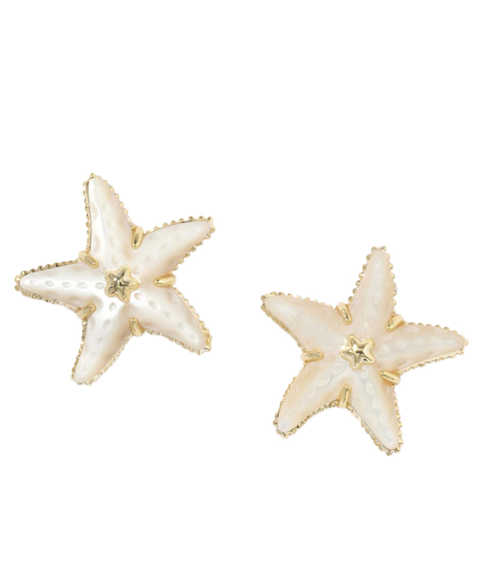 Kendra Scott Imitation Pearl Parker Starfish Stud Earrings