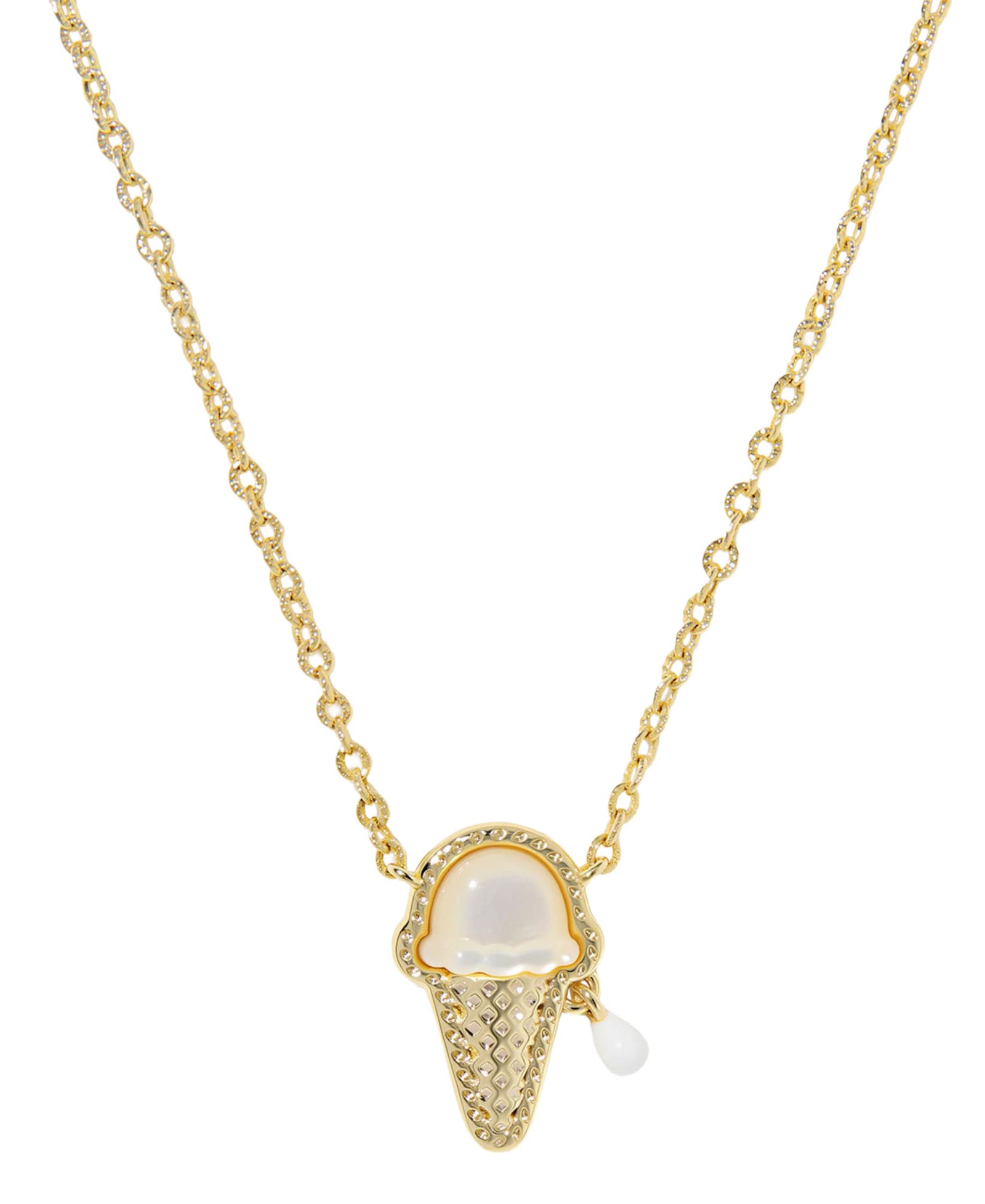 Kendra Scott Imitation Pearl Ice-Cream короткое ожерелье-подвеска
