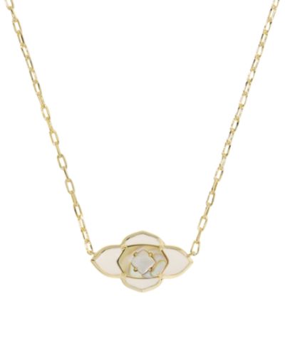 Kendra Scott подвеска Abbie Medallion 14k Gold-Plated Short
