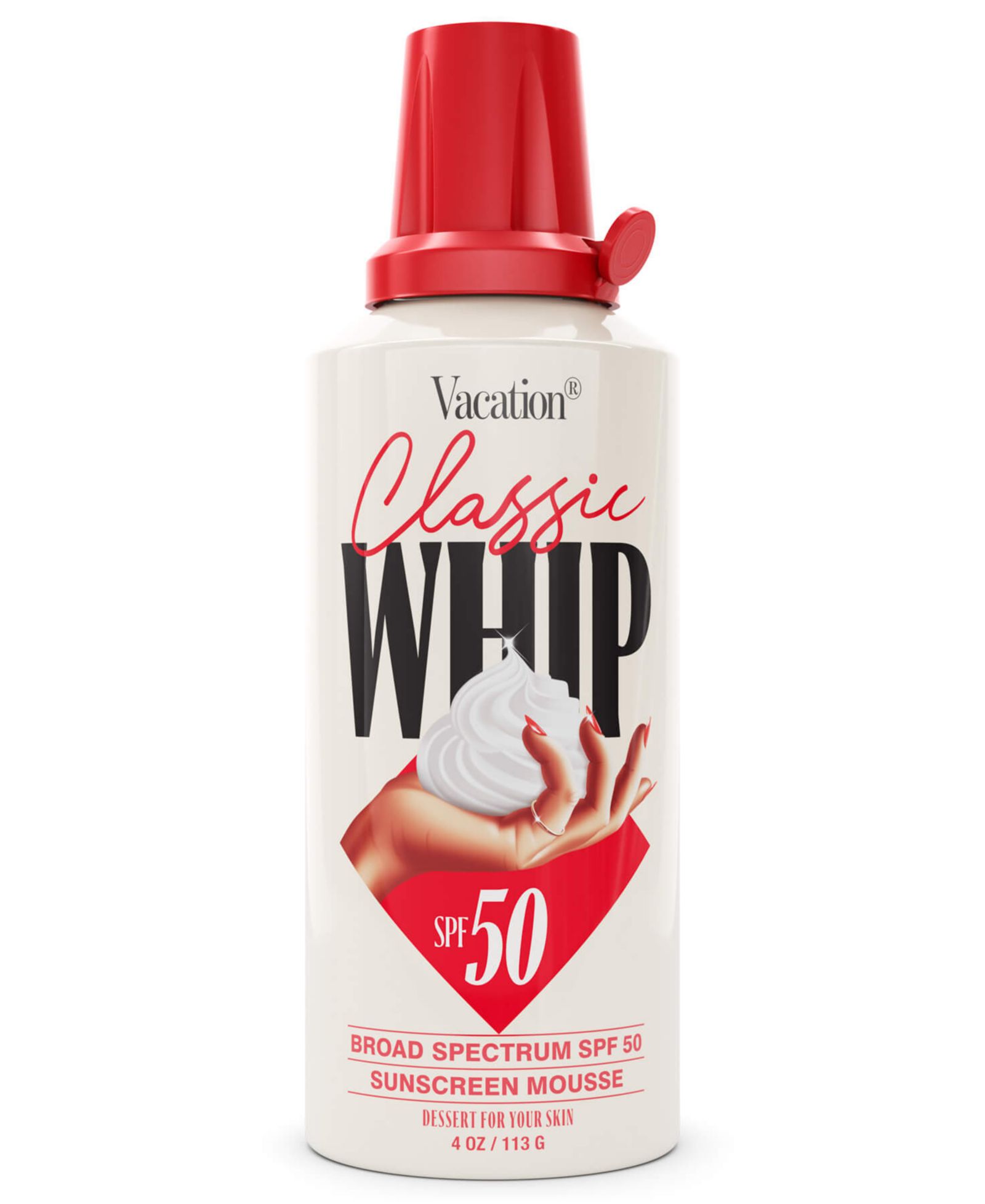 Vacation Classic Whip SPF 50 Sunscreen, 4 oz.