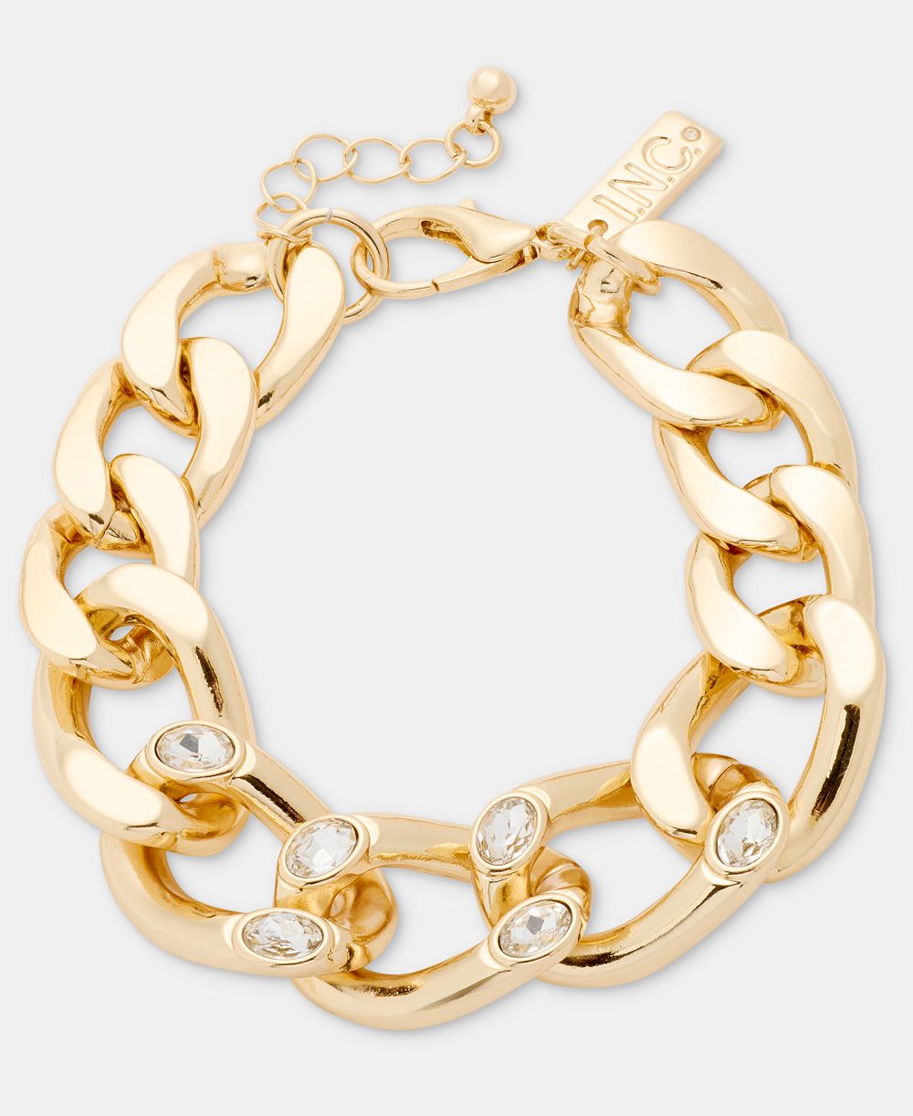 Браслет I.N.C. International Concepts Crystal Chain