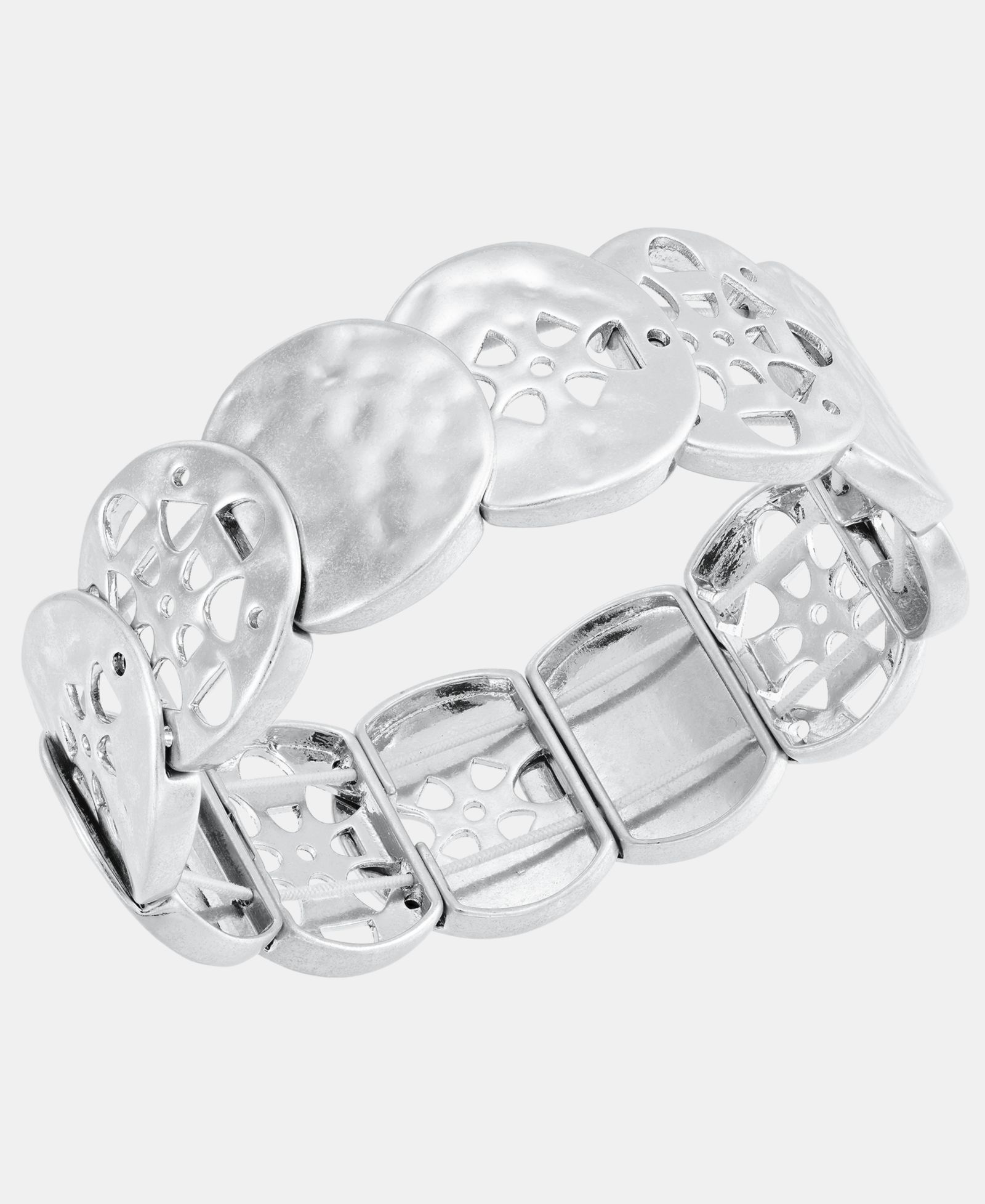 Золотистый браслет Style & Co Gold-Tone Circle Stretch