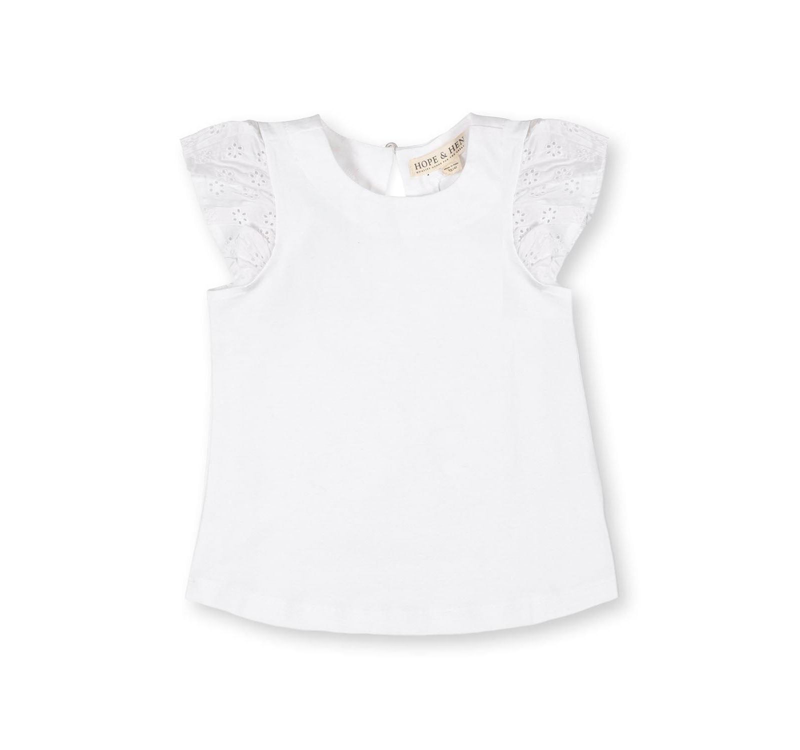 Детский топ Hope & Henry Organic Knit с воланами