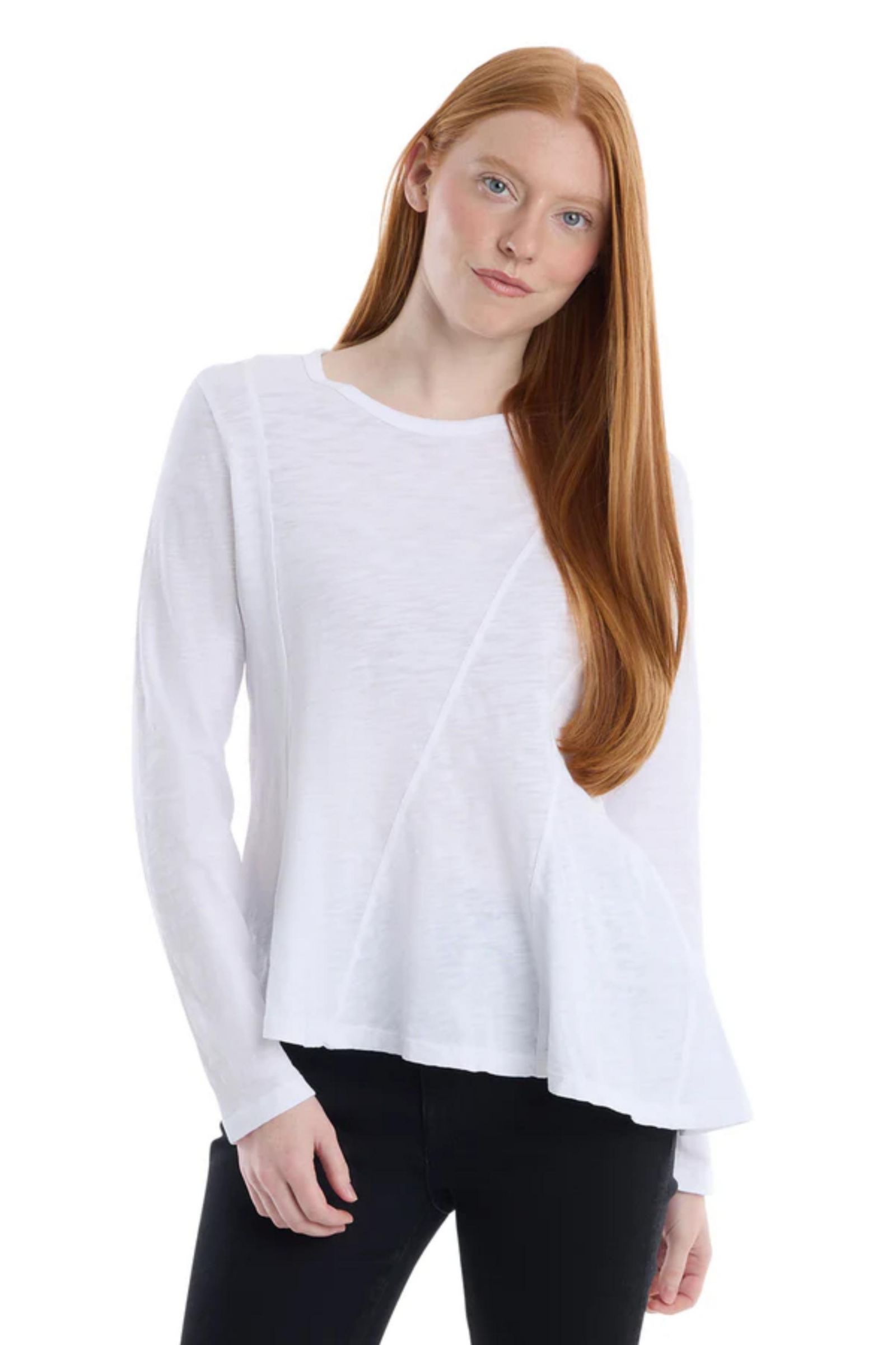 Женский топ WILT Round Neck Long Sleeve Tee