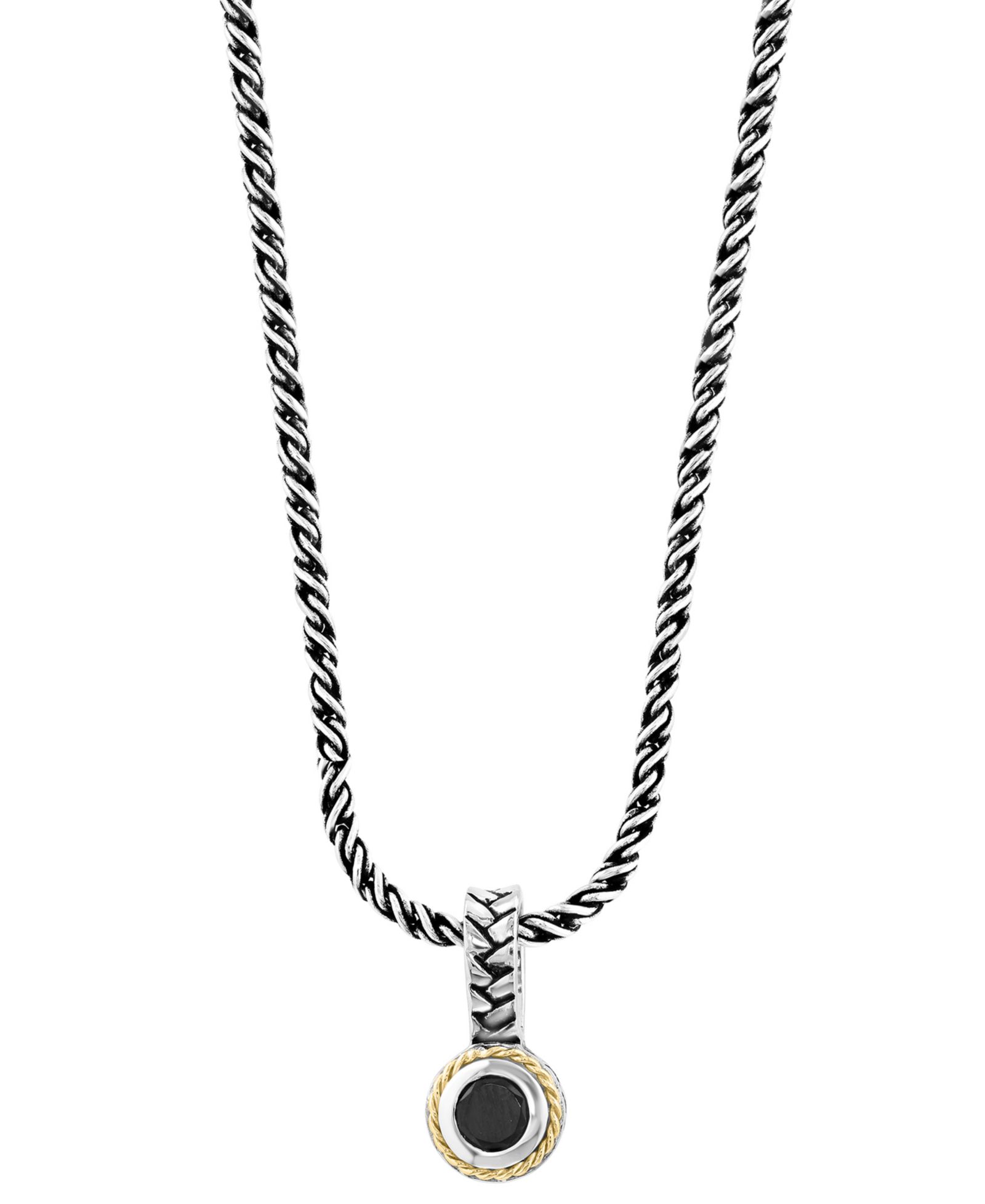 Ожерелье EFFY Collection Onyx из стерлингового серебра 18k