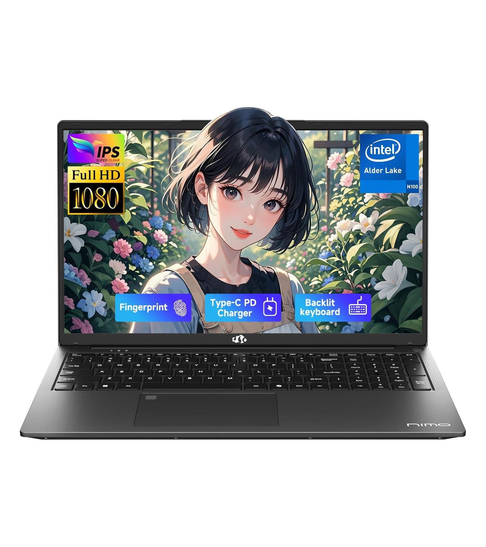 Ноутбук Nimo 17.3" IPS FHD, 16GB RAM, 1TB SSD, Intel Pentium 4 Cores N100 (до 3.4GHz)