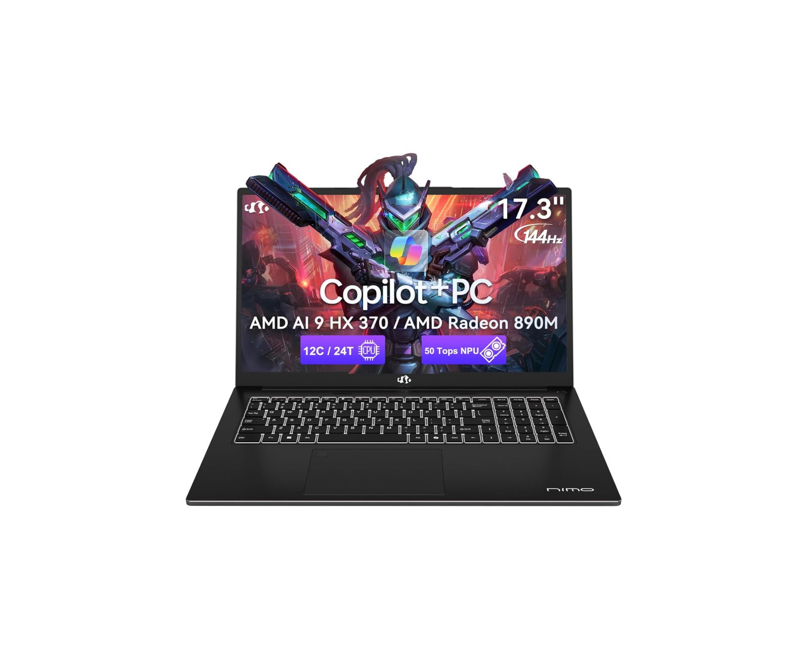 Nimo AMD Ryzen AI 9 HX 370 17.3" Laptop
