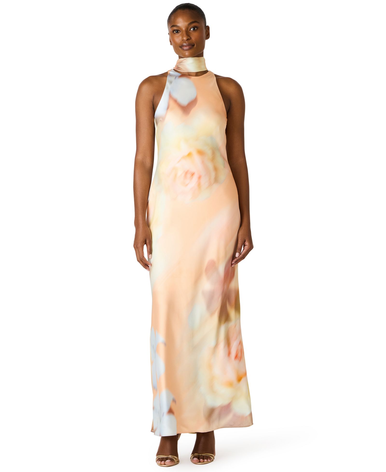Платье макси Steve Madden Jaidan Halter Neck