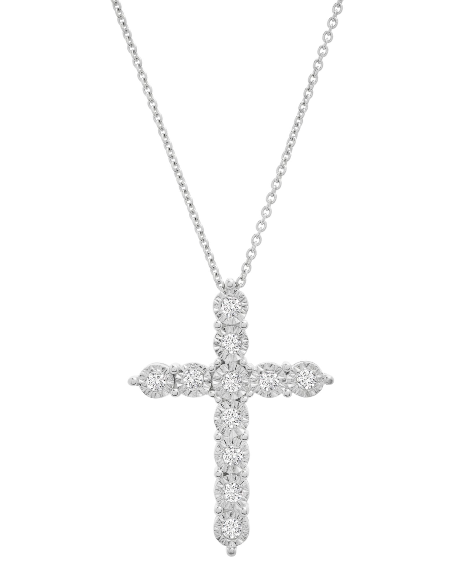 Подвеска с бриллиантом (1/4 ct. t.w.) из стерлингового серебра