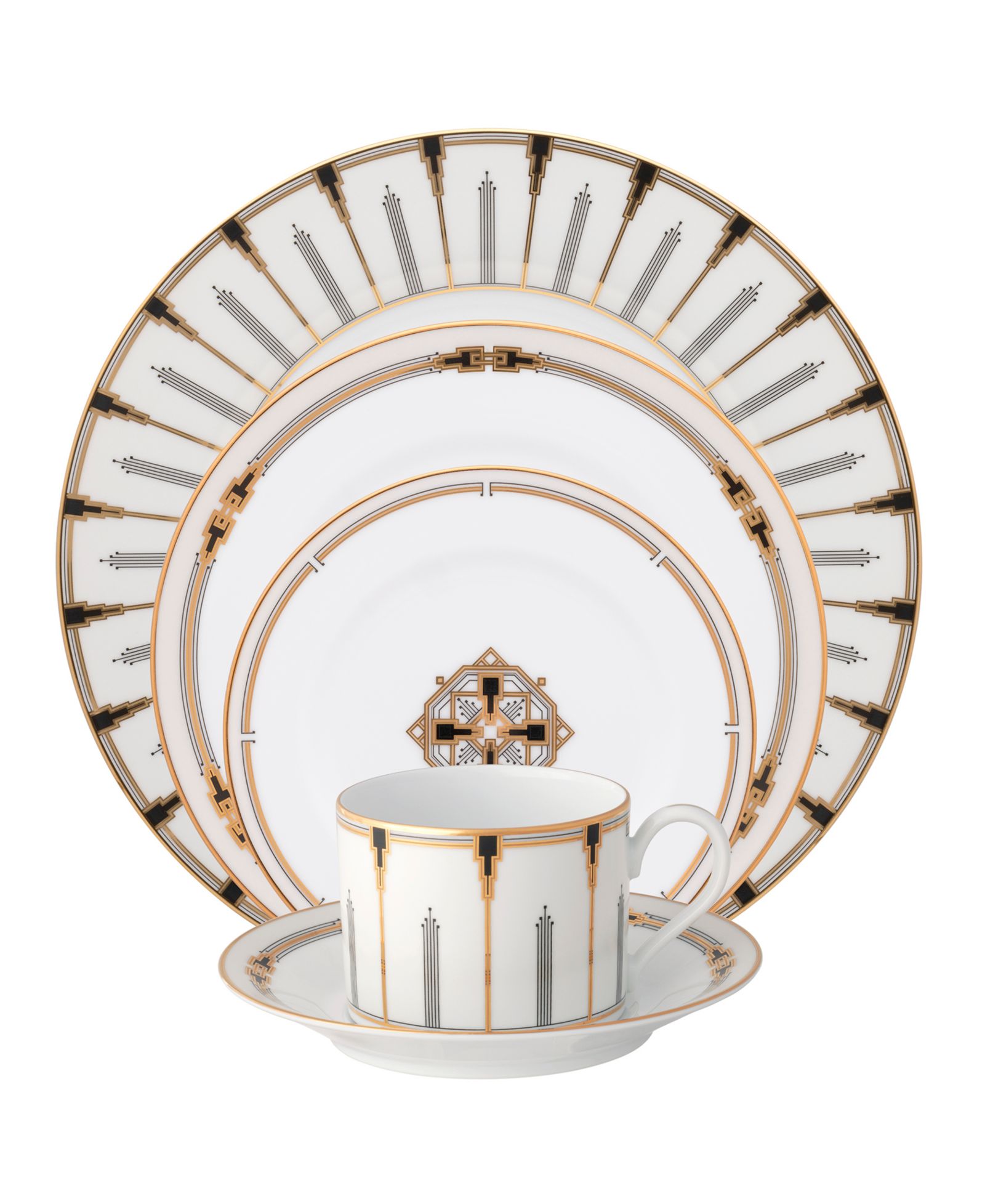 Noritake Empire Gold сервировочный набор из 5 предметов