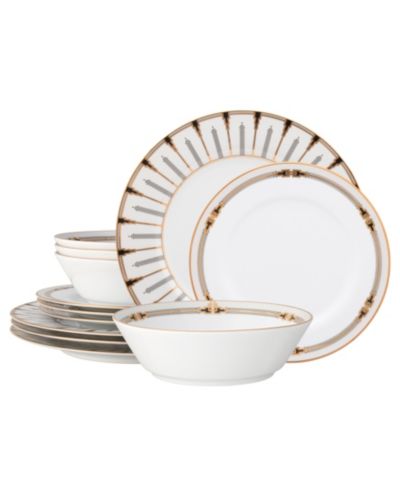 Noritake Empire Gold 12-Pc. Dinnerware Set, Service for 4