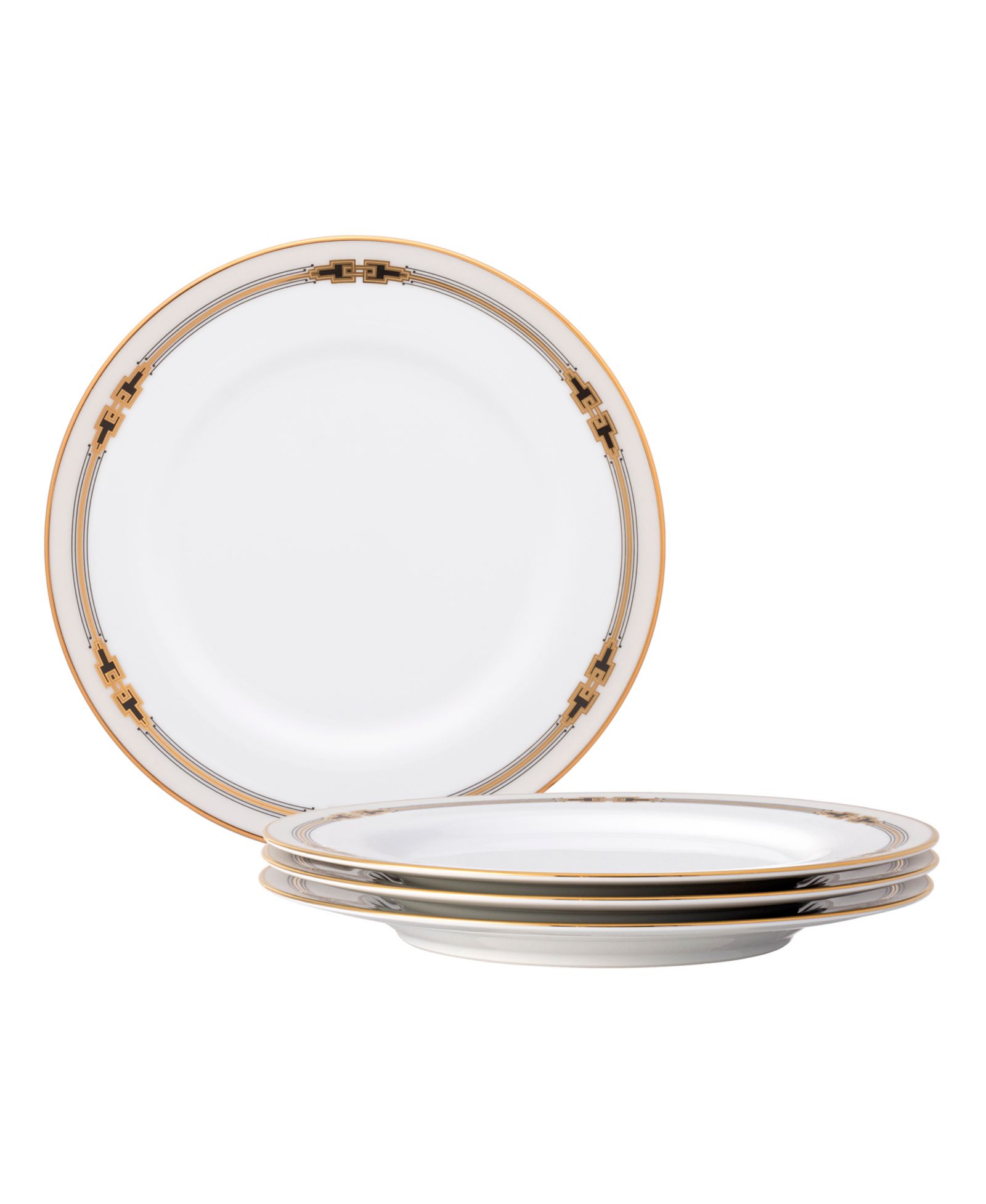 Набор сервировочных тарелок Noritake Empire Gold, 4 шт.