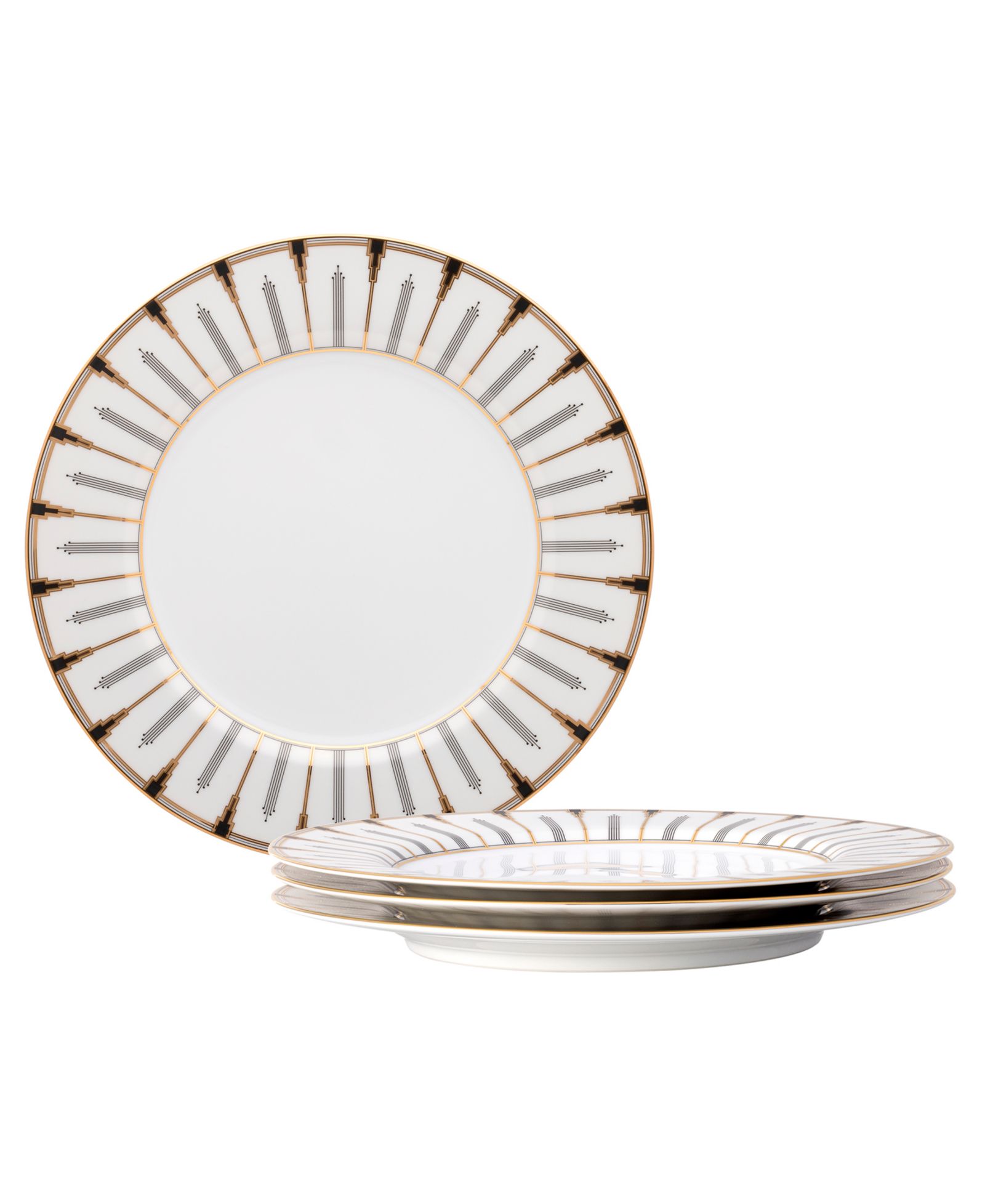 Noritake Empire Gold Dinner Plates, Set of 4