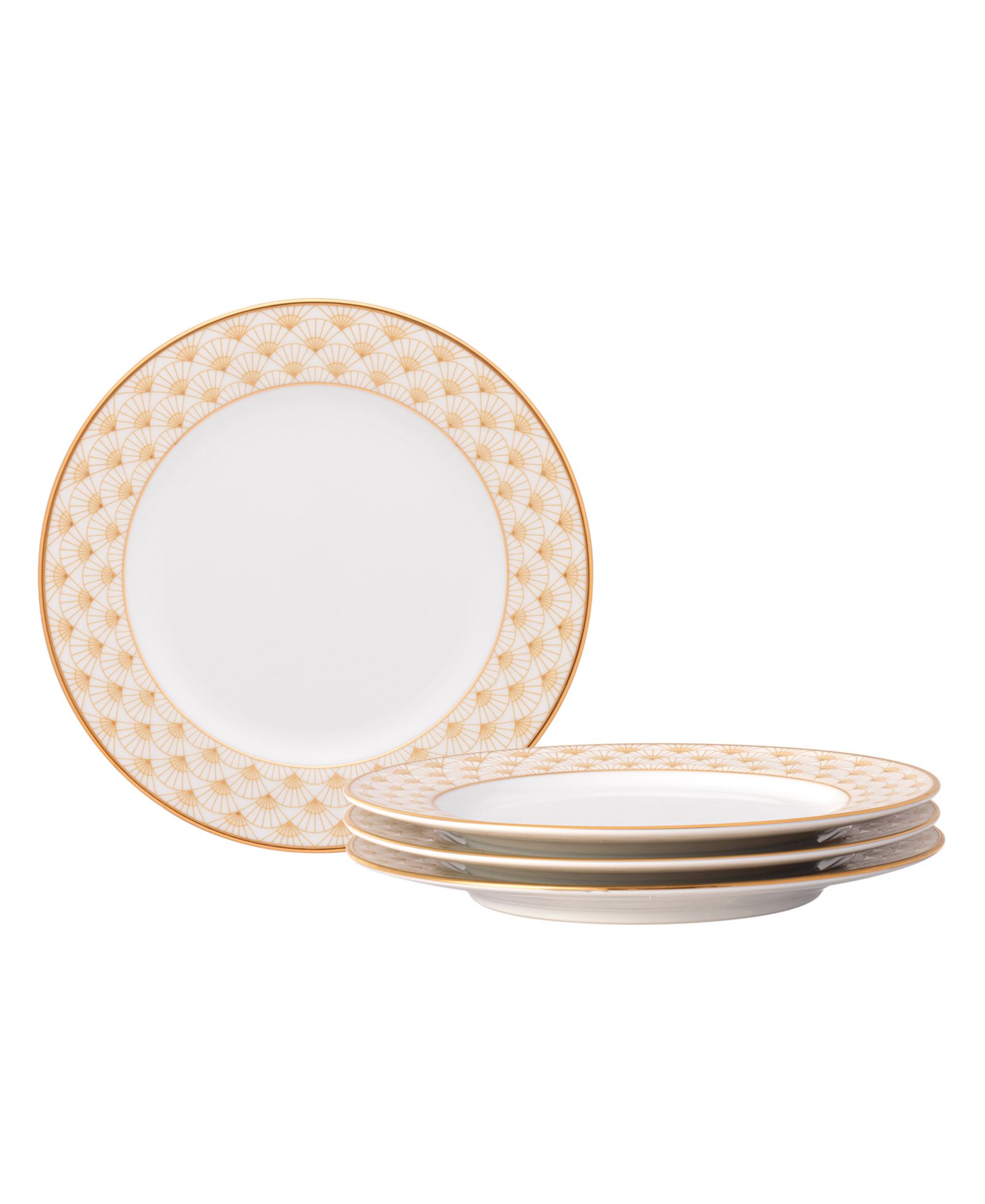Noritake Trocadero Gold набор из 4 тарелок для хлеба и масла