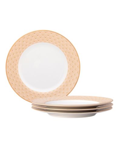 Noritake Trocadero Gold Salad Plates, Set of 4