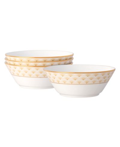 Noritake Trocadero Gold Fruit Bowls, Set of 4