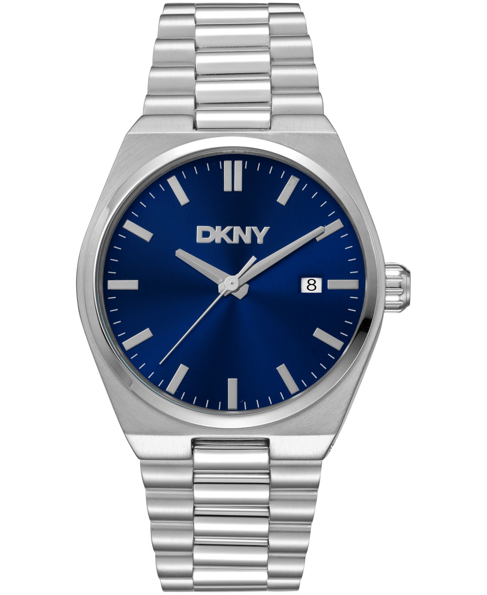DKNY Мужские часы на стальном браслете, 40mm, Blue Dial