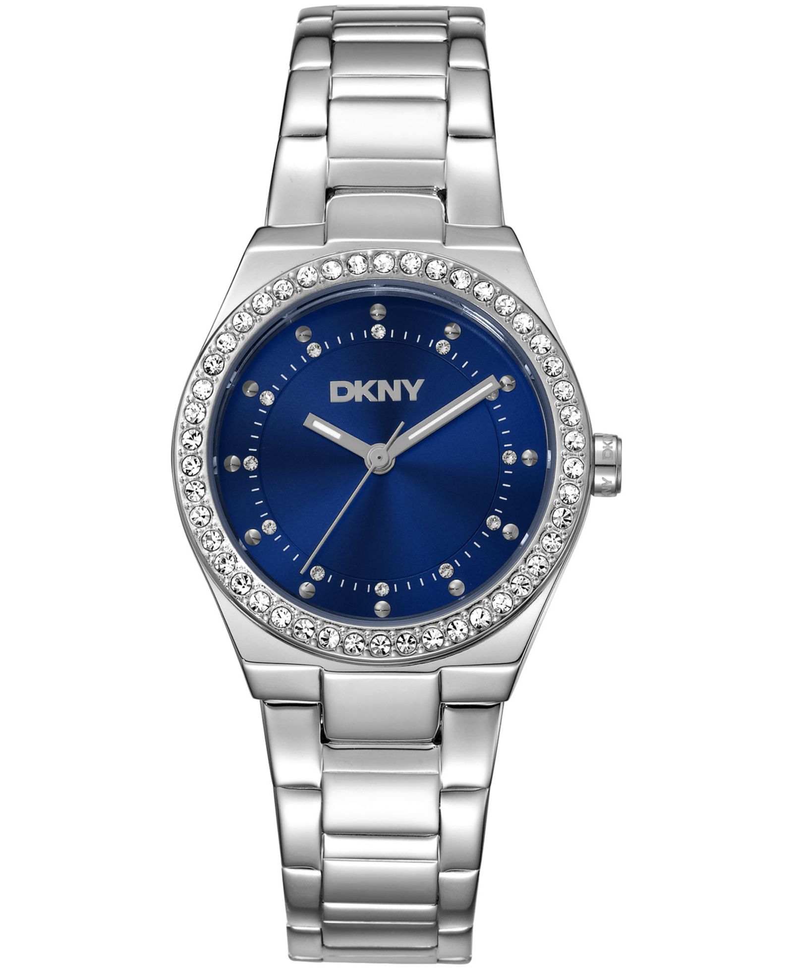 Часы DKNY Women's Blue Dial Crystal Dial 30mm Stainless Steel Bracelet