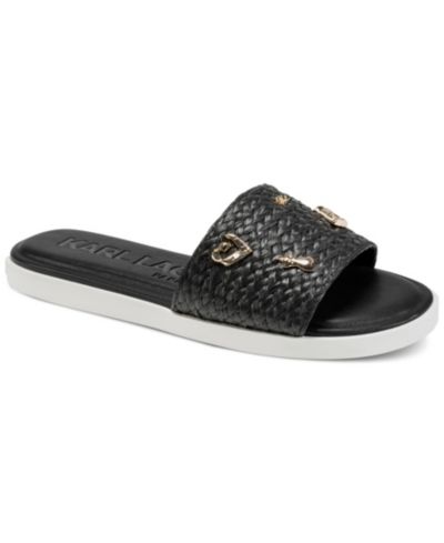 Женские сандалии-шлепанцы KARL LAGERFELD PARIS Women's Carenza Atelier Slide Flat