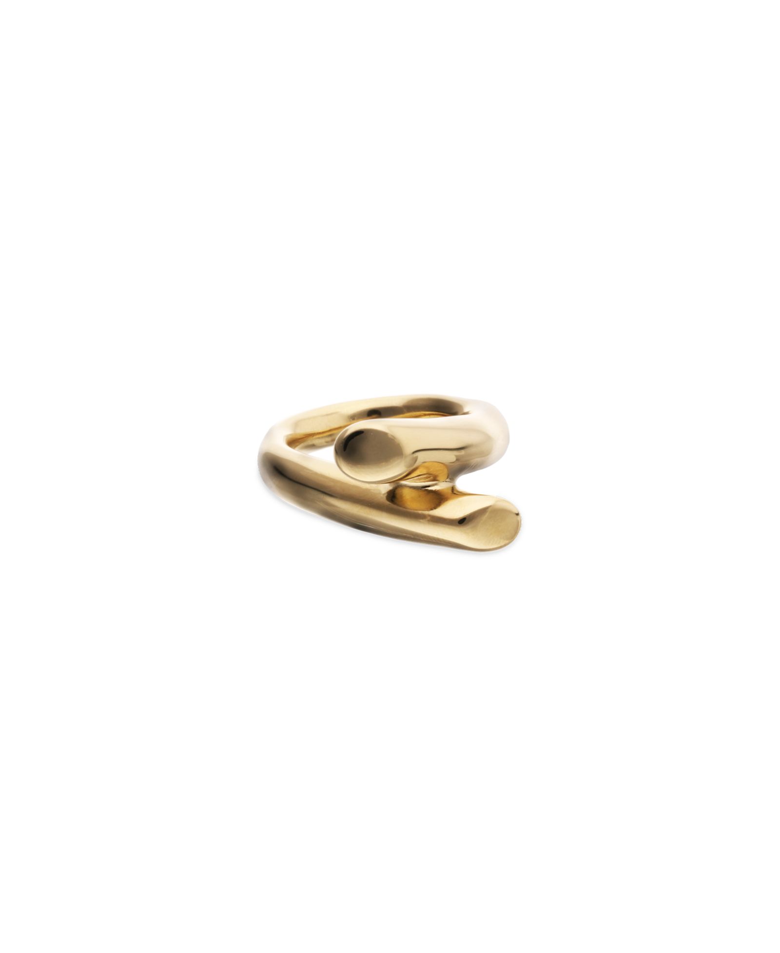 Кольцо Unode50 18K Gold Alloy в форме трубки