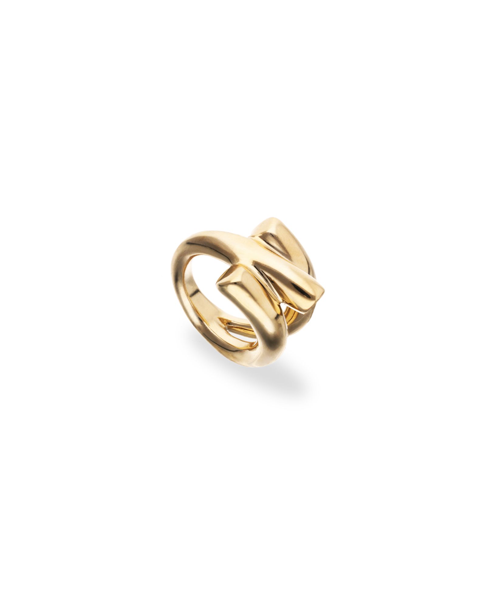 Кольцо Unode50 18K Gold Alloy в форме трубки