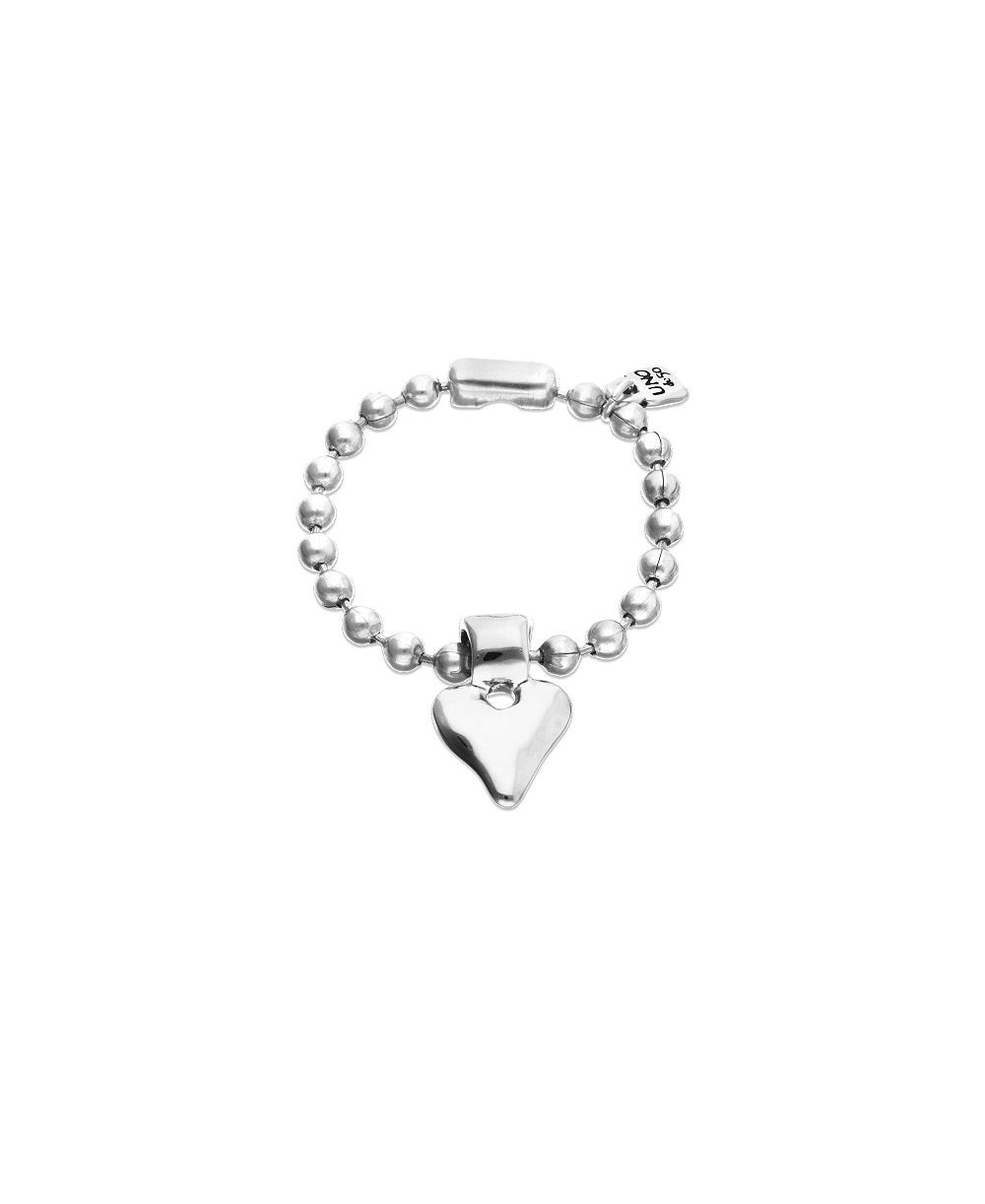 Серебряный браслет Unode50 с сердечком