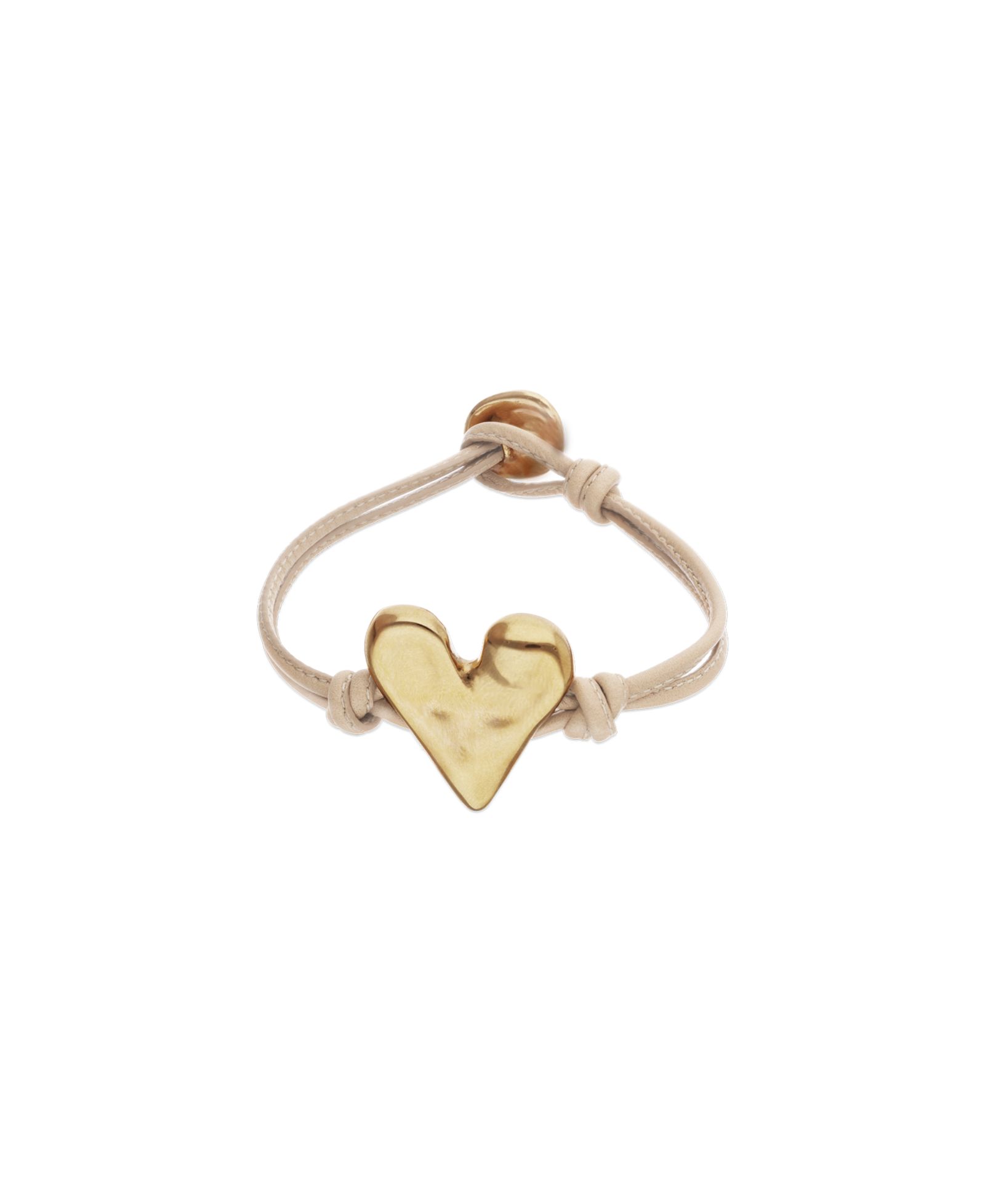 Браслет Unode50 Camel Leather с деталями 18K Gold