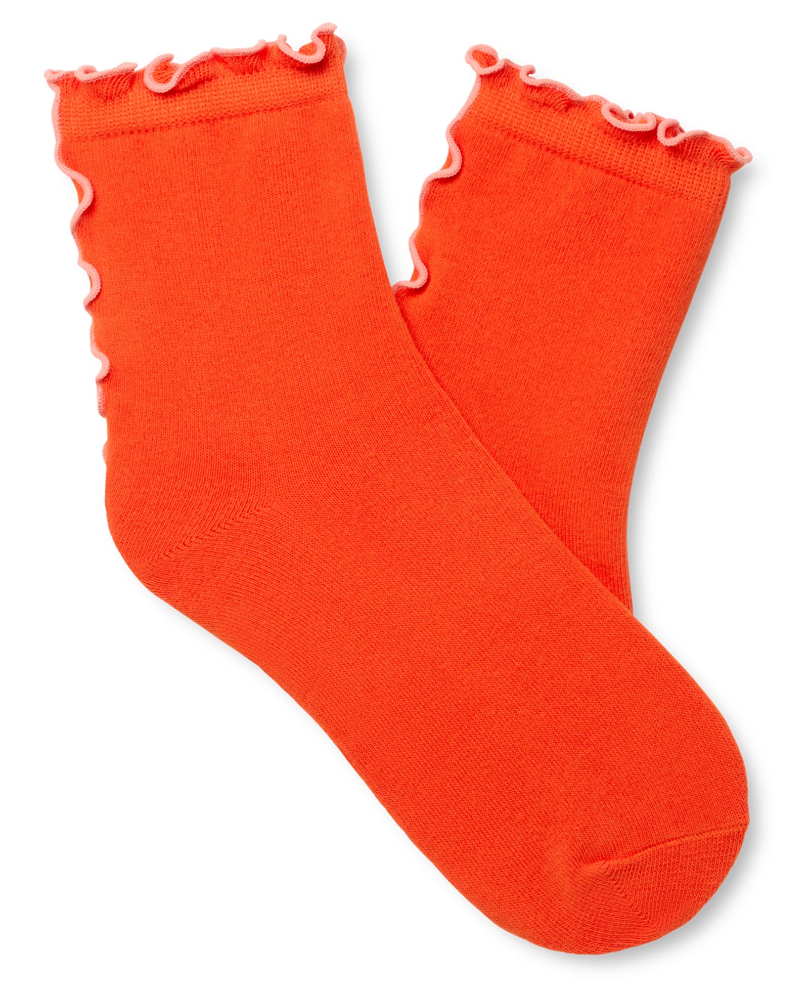 UGG Women's Karsyn Lettuce Edge Quarter Logo Socks