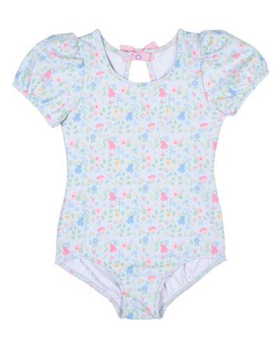 Купальник Florence Eiseman Big Girls Floral Print с пышными рукавами